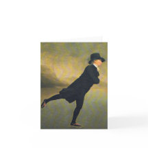 Christmas Card - Minister Skating