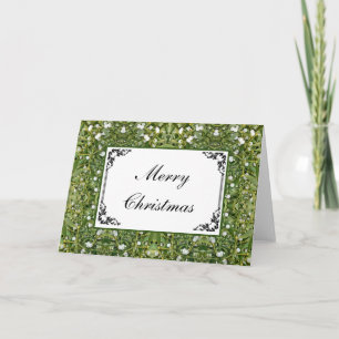 Christmas Card Mistletoe Berries