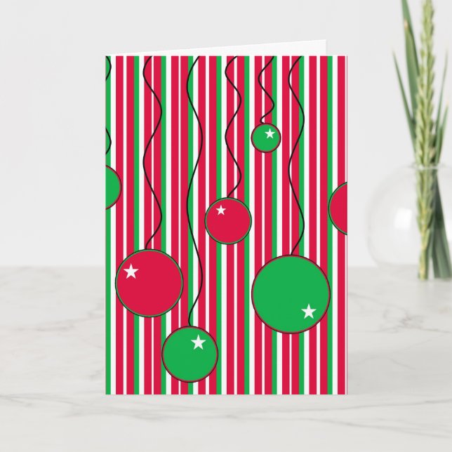 Christmas Card: Modern Pizazz Holiday Card (Front)