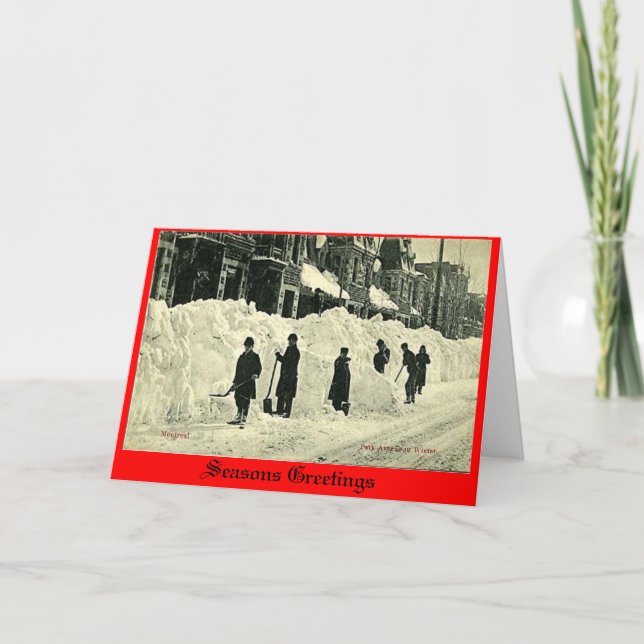Christmas Card, Montreal Holiday Card (Front)