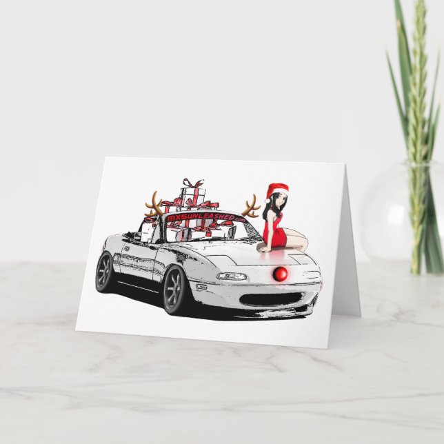 Christmas Card MX5 Miata (Front)