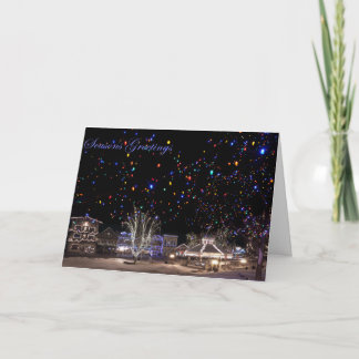 Christmas Card:  'Northern Lights' Holiday Card
