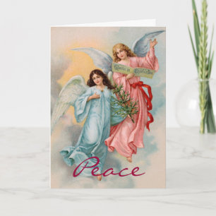 Christmas Card Peace Angels
