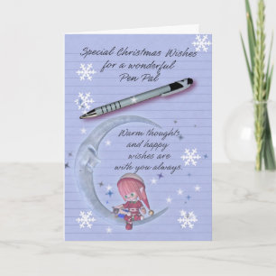 Christmas card, Pen Pal Christmas Card