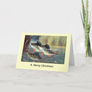 Christmas Card - Perch