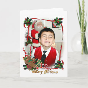 Christmas card photo frame