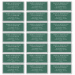 Christmas Card Pre-addressed Envelope Labels<br><div class="desc">Our modern and classic address pre-addressed labels are perfect for easy mailing of all your holiday cards and invitations.</div>