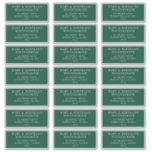 Christmas Card Pre-addressed Envelope Labels<br><div class="desc">Our modern and classic address pre-addressed labels are perfect for easy mailing of all your holiday cards and invitations.</div>
