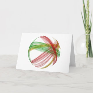 Christmas Card: Random Walks on a Sphere Holiday Card