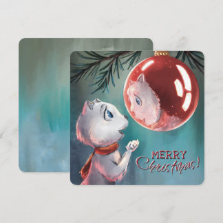 Christmas card - reflection - by Monika Marzec