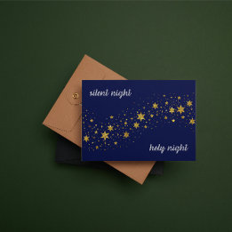 Christmas Card: Silent night, holy night Card