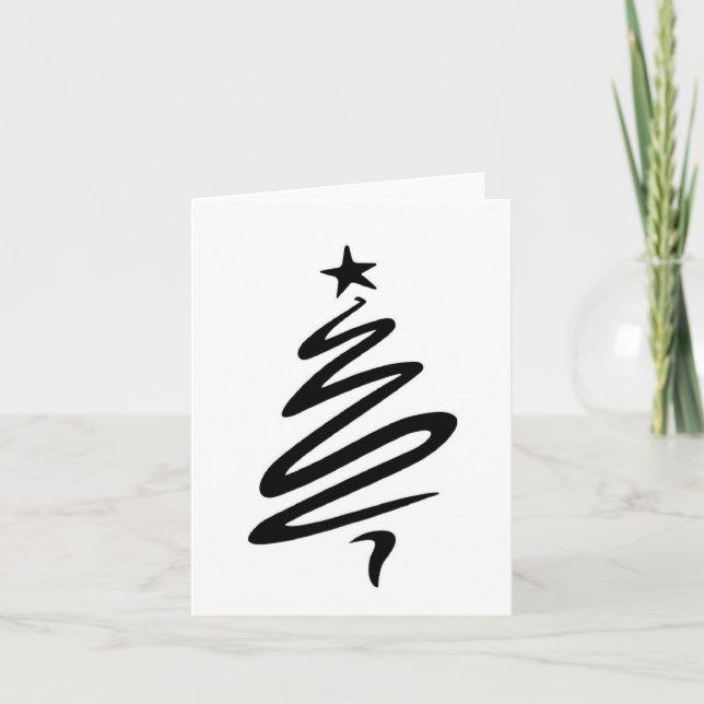 Christmas Card, Simple, Minimalist Card (Front)