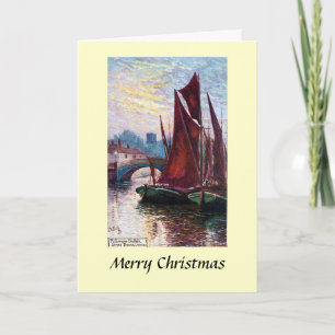 Christmas Card - Stoke Bridge, Ipswich, Suffolk