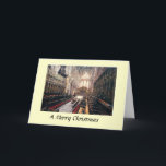 Christmas Card - The Choir, Ely Cathedral<br><div class="desc">The image on this Christmas Card has been reproduced from an old postcard.</div>