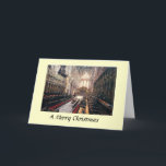 Christmas Card - The Choir, Ely Cathedral<br><div class="desc">The image on this Christmas Card has been reproduced from an old postcard.</div>