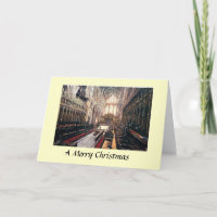 Christmas Card - The Choir, Ely Cathedral