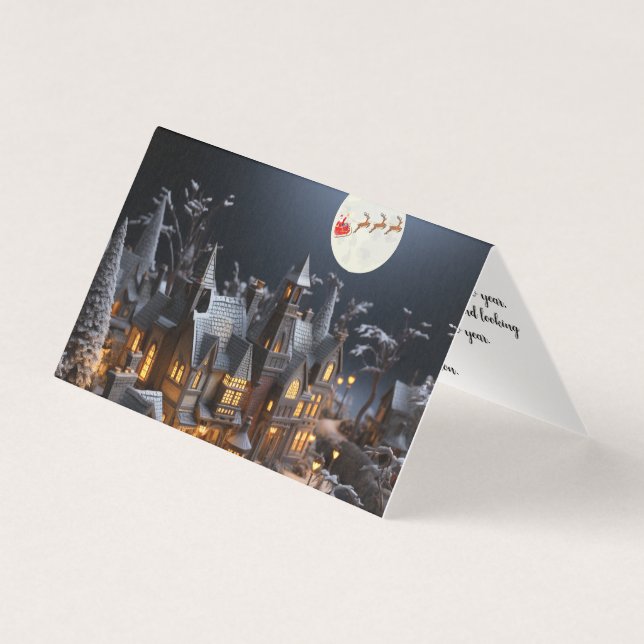 Christmas card, traditional  (Front)