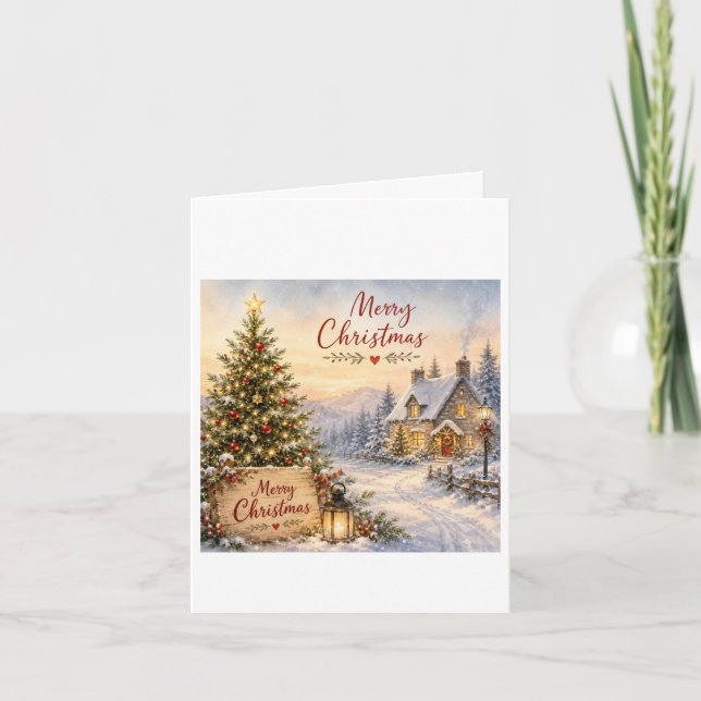 christmas card unique and traditional (Front)