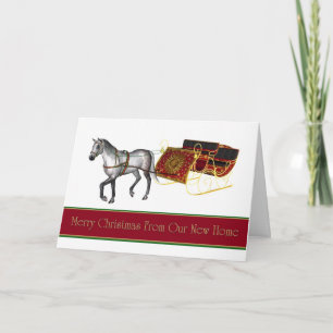 Christmas card we've moved new address