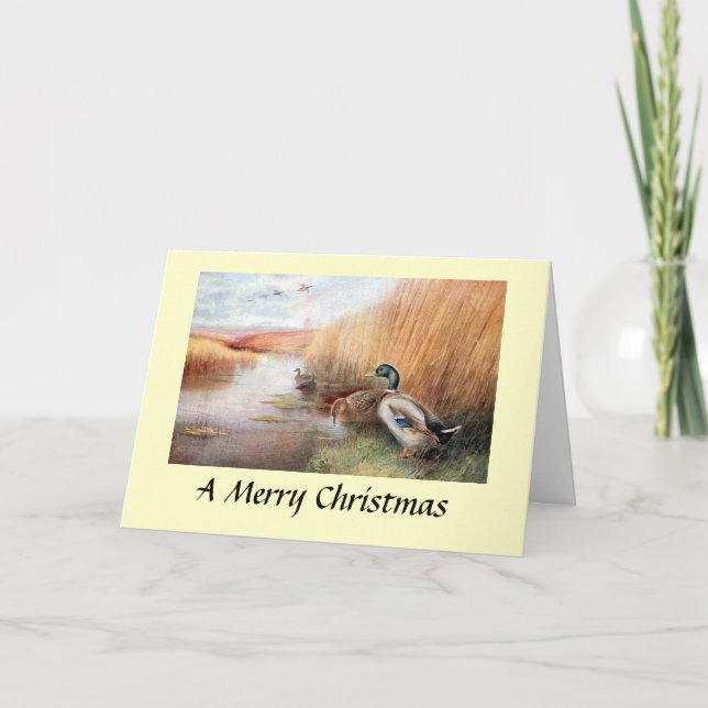 Christmas Card - Wild Ducks (Front)