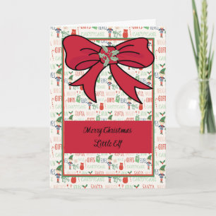 Christmas Card with Little Elves