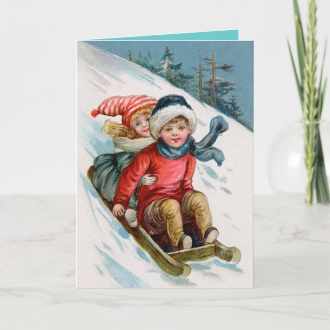 Christmas Card With Matching Postage (Front)
