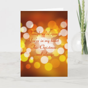 Christmas Card with romantic verse