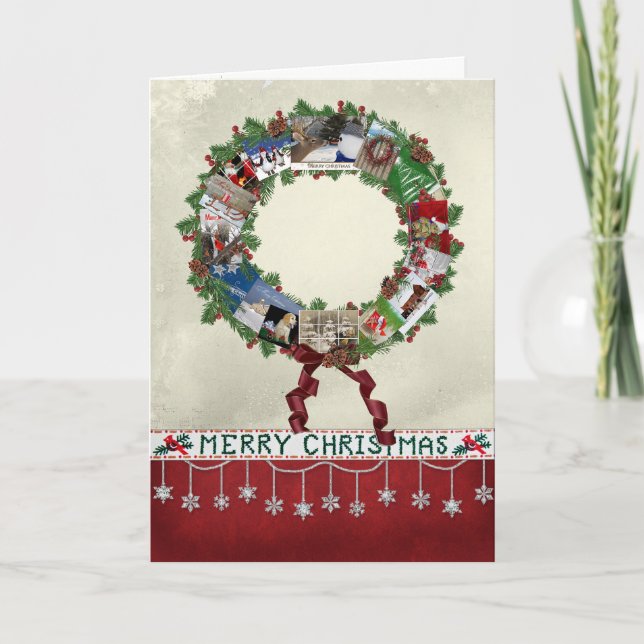 Christmas Card Wreath (Front)