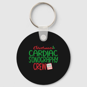 Christmas cardiac sonographer key ring