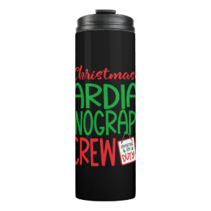 Christmas cardiac sonographer thermal tumbler
