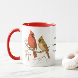 Christmas Cardinal Birds Holiday Wildlife  Mug