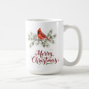 Christmas Cardinal Holiday Coffee Mug