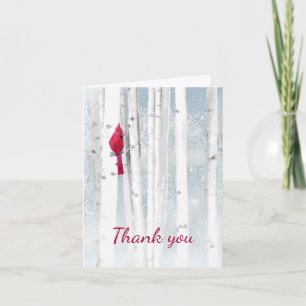 Christmas Cardinal Thanks for Being Such Blessing Card