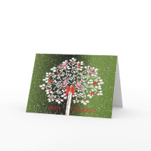 Christmas Cardinals Greeting Card