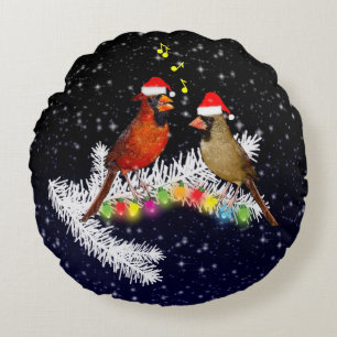 Christmas Cardinals Pillow