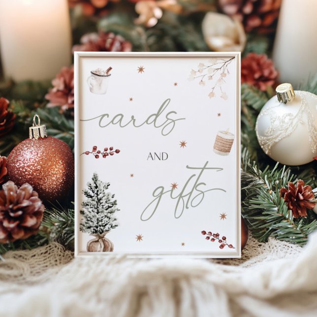 Christmas Cards And Gifts Table Sign (Creator Uploaded)