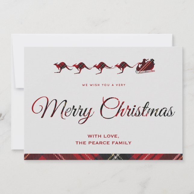 Christmas cards Australia Merry Christmas Santa  (Front)