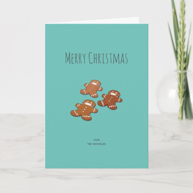 Christmas Cards - Gingerbread (Front)