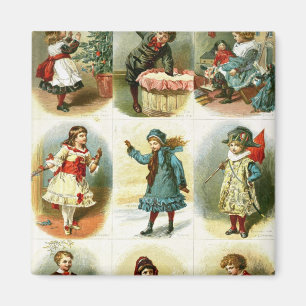 Christmas cards magnet