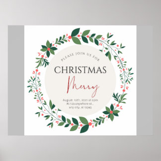 christmas cards poster