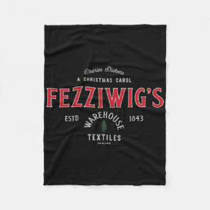 Christmas Carol Fleece Blanket