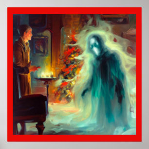 Christmas Carol Ghost of Christmas Future Poster