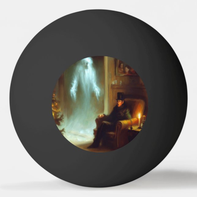 Christmas Carol Ghost of Christmas Past Ping Pong Ball (Front)