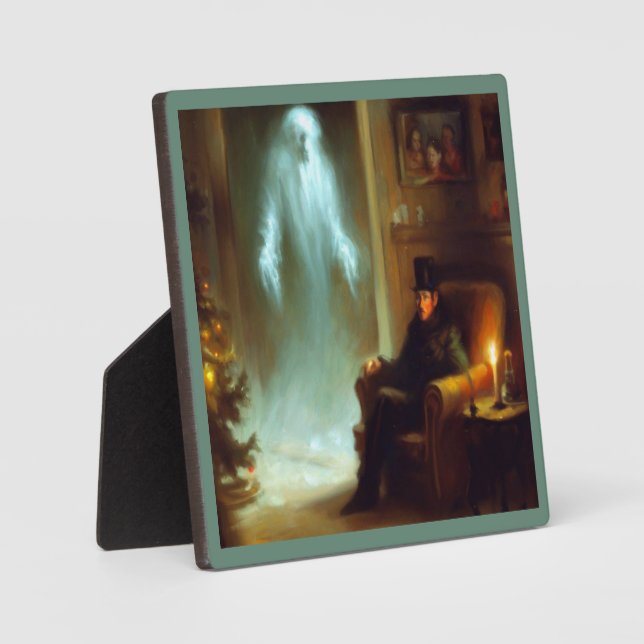 Christmas Carol Ghost of Christmas Past Plaque (Front)