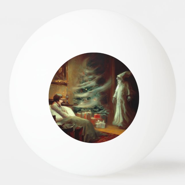 Christmas Carol Ghost of Christmas Present Ping Pong Ball (Front)