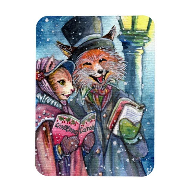 Christmas Carol Magnet (Vertical)