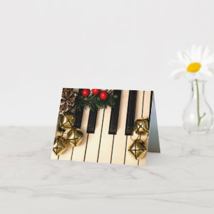 Christmas Carol Music Room Card