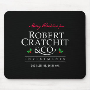 Christmas Carol Robert Bob Cratchit Ebenezer Scroo Mouse Pad
