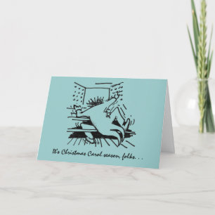 Christmas Carol Season card