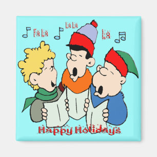 Christmas Carolers Magnet